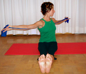 Ejercicio Pilates con Bandas Elasticas