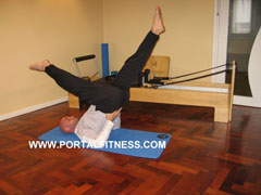 Ejercicio Tijeras Pilates