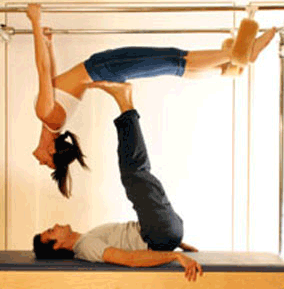 Ejercicio de Pilates Trapecio